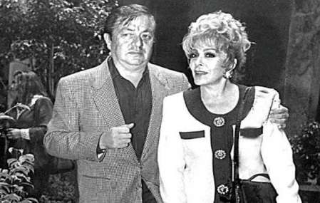 Silvia Pinal with her husband